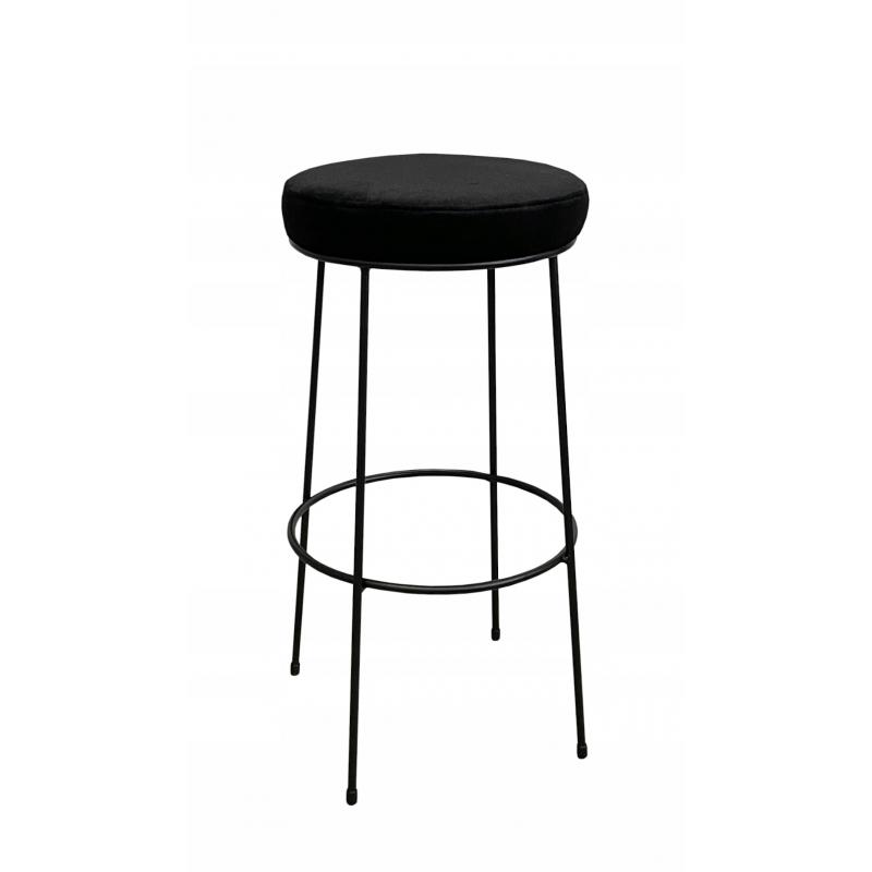 Hoker niski / taboret barowy 66cm metalowy loft 1P