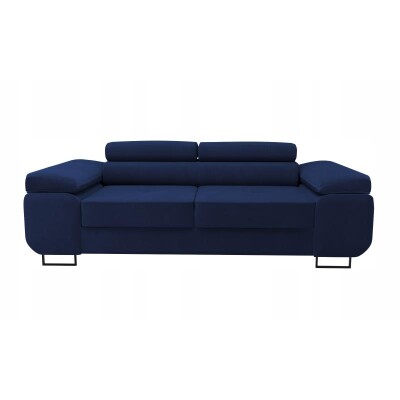 Kanapa / sofa 2 osobowa welur granatowa 210cm NC