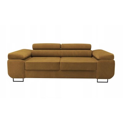Kanapa / sofa 2 osobowa welur miodowa 210cm NC