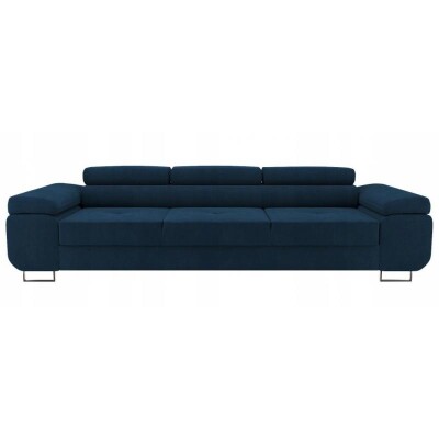 Kanapa / sofa 3 osobowa welur granatowa 255cm NC