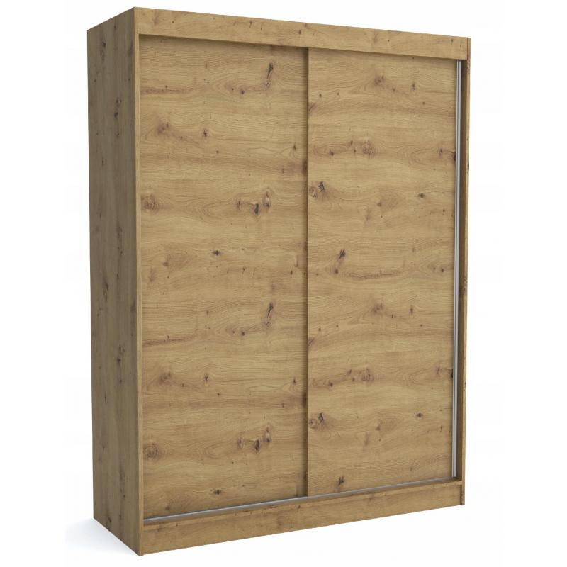Szafa dwudrzwiowa przesuwna 160 cm dąb artisan ML