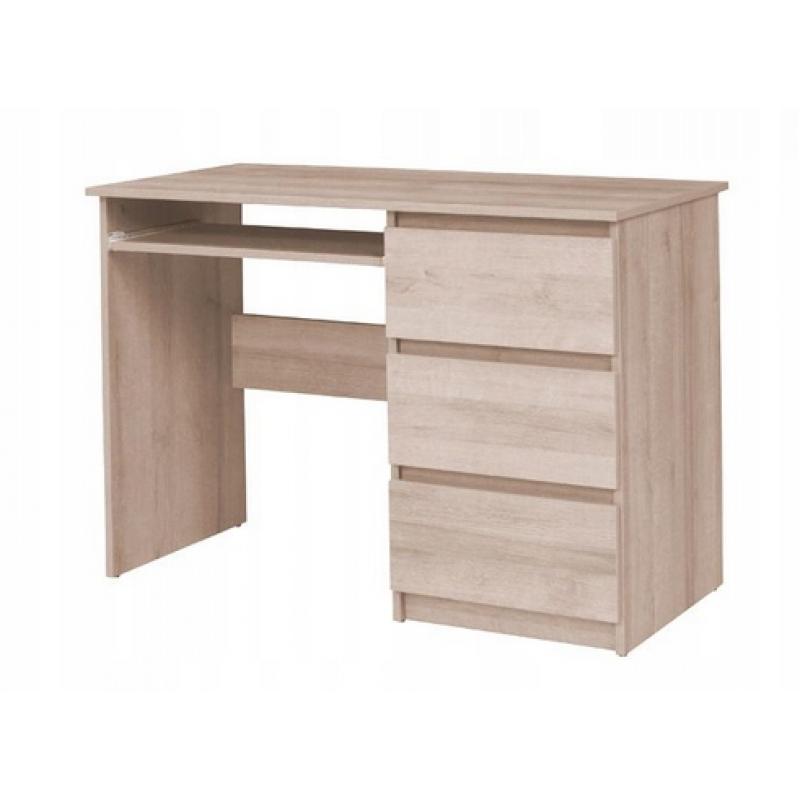 Biurko młodzieżowe z 3 szufladami dąb sonoma CS-9