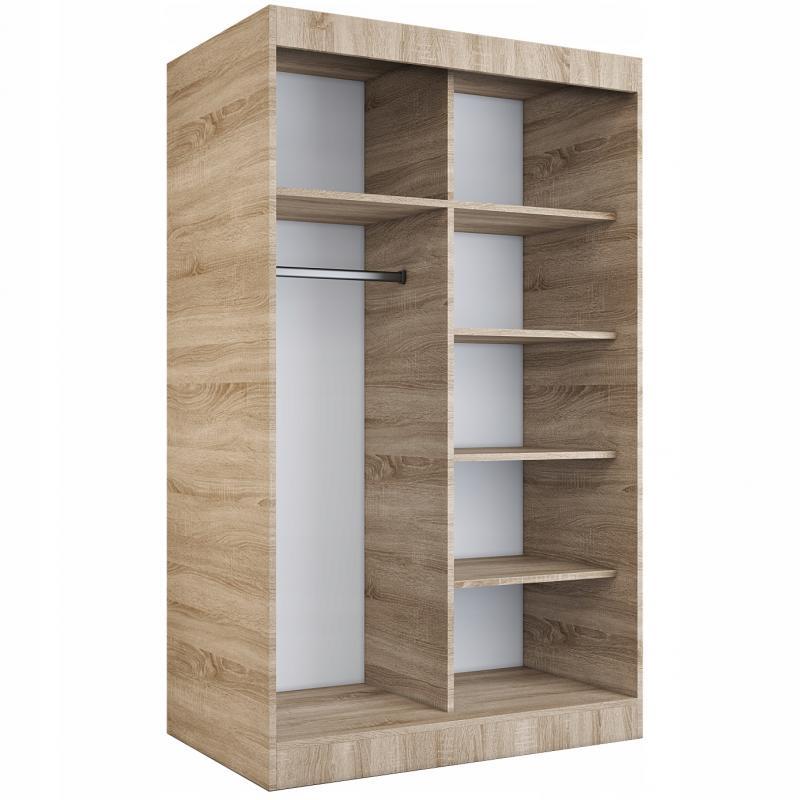 Szafa bez drzwi / regał otwarty 120 cm sonoma MKP