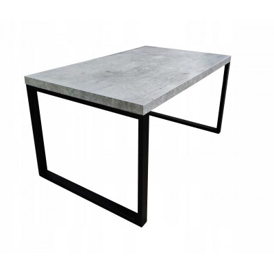 Ława stolik kawowy 100x60cm beton metalowe nogi