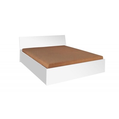 Łóżko łoże podwójne 180x200 cm biały mat PA9