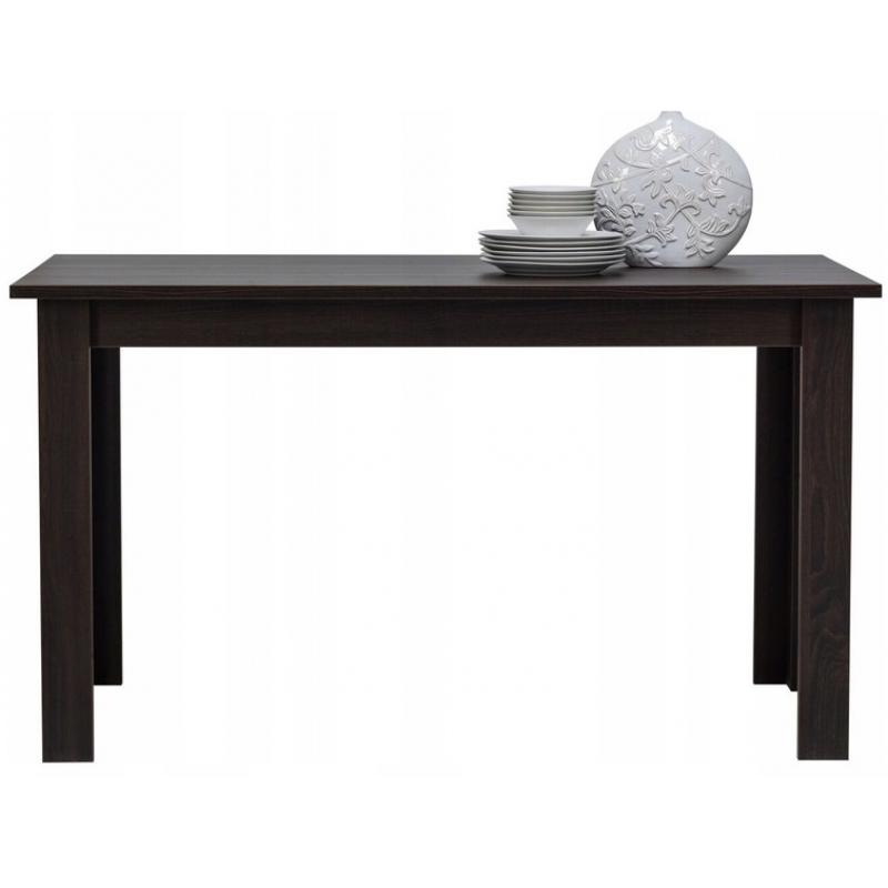 Stół 80 x 140 cm dąb sonoma czekolada masywny F24