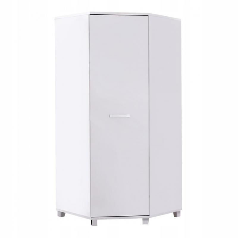 Szafa narożna rogowa 90 cm biały mat X34