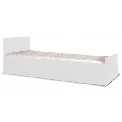 Łóżko 80 x 200 cm kasztan biały mat X28