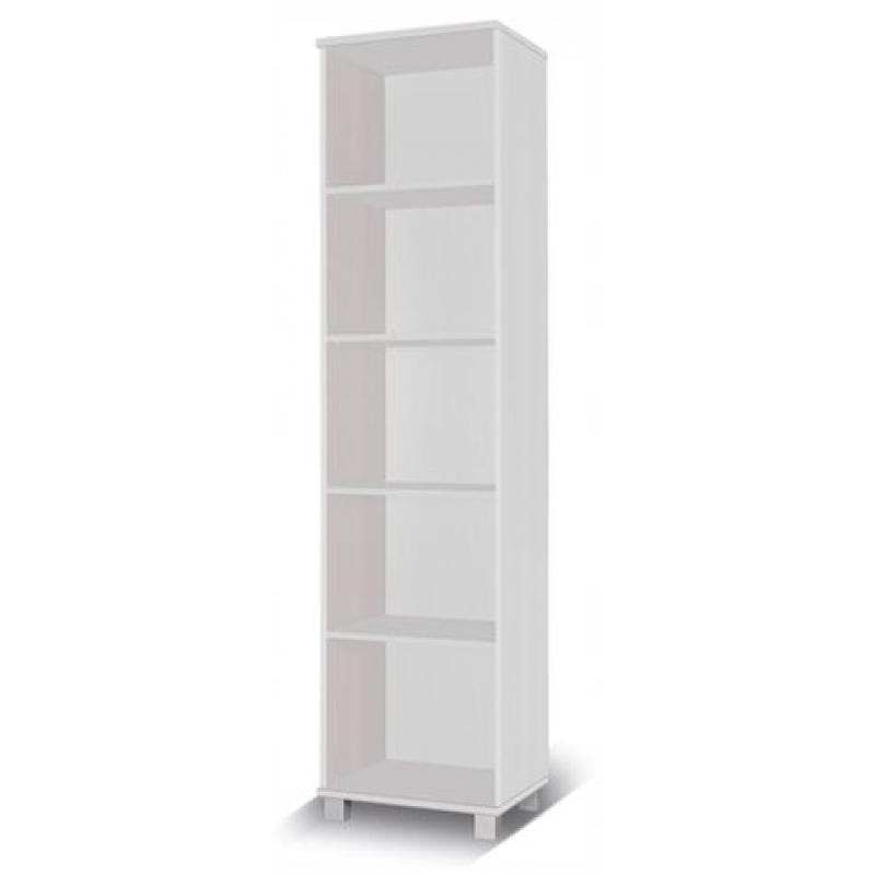 Regał otwarty 50 cm biały mat słupek X12