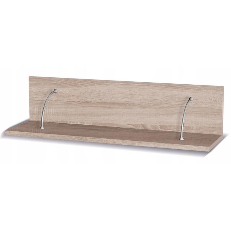 Półka 100 cm wisząca dąb sonoma + inne X8