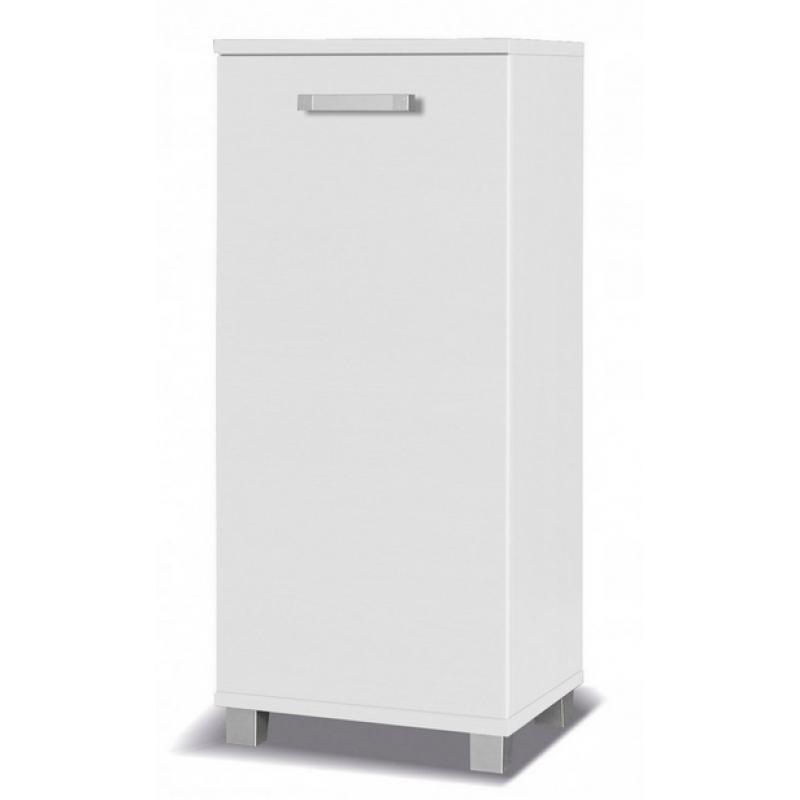 Komoda z drzwiami szer. 50 cm biała mat X5