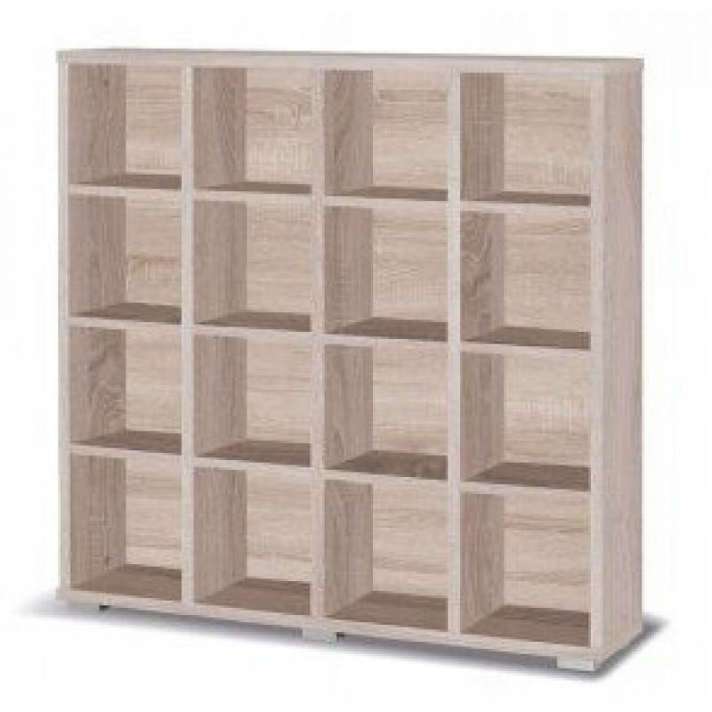 Regał otwarty z półkami 100 cm dąb sonoma X21