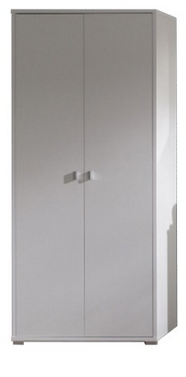 Szafa 85 cm wąska garderoba biały mat A05