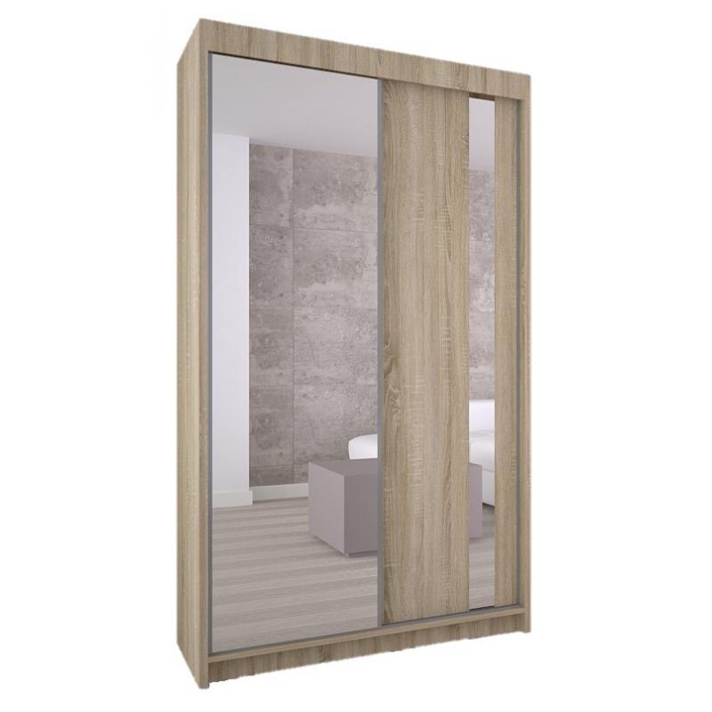 Szafa 120 cm lustro biała czarna sonoma wenge G120