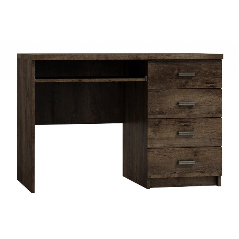 Biurko z szufladami jesion ciemny 120 cm IN-16