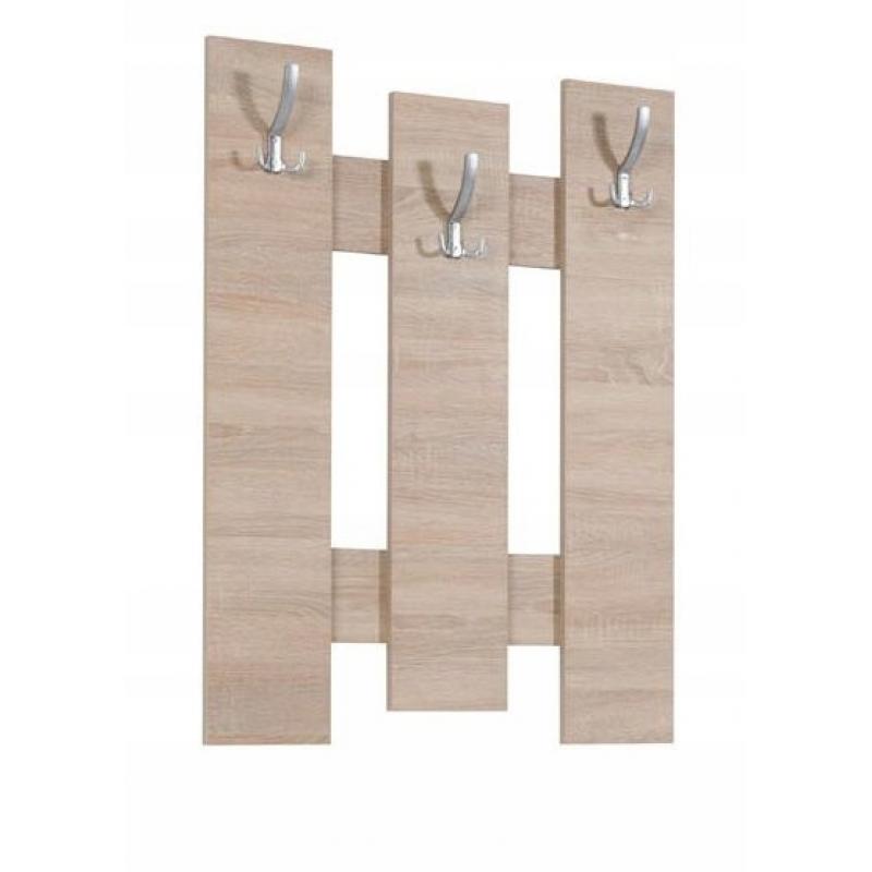 Wieszak garderoby 102 x 80 potrójny dąb sonoma H03