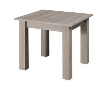 Ława mała dąb sonoma 62 x 62 cm kwadratowa Ł34