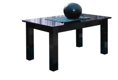 Ława czarny połysk stolik kawowy 102 x 62 cm Ł26