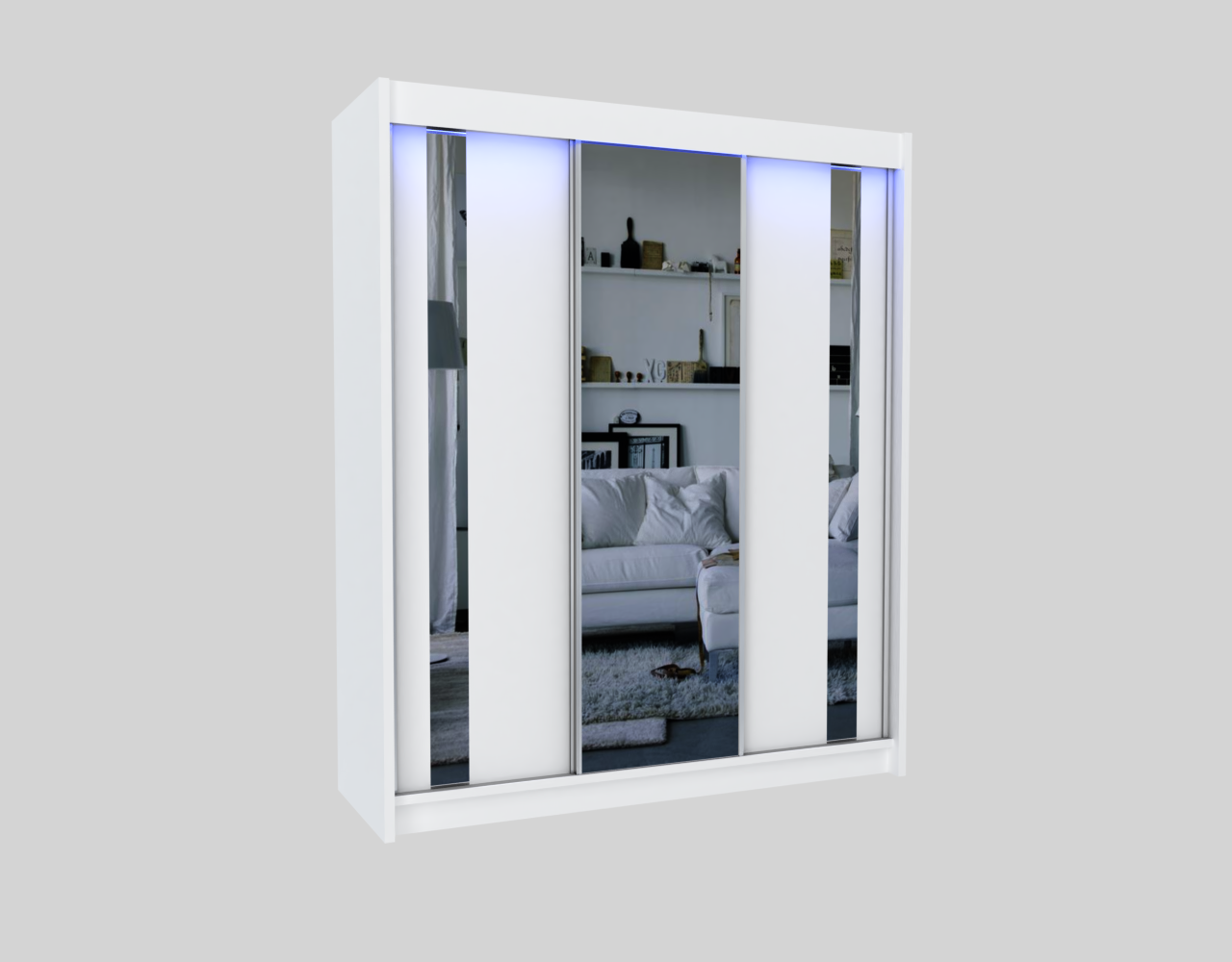 Szafa z lustrem 180 cm 4 kolory do wyboru G180