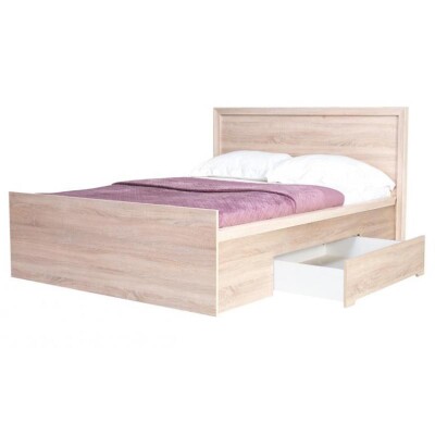 Łóżko pod materac 160x200 cm dąb sonoma system F21