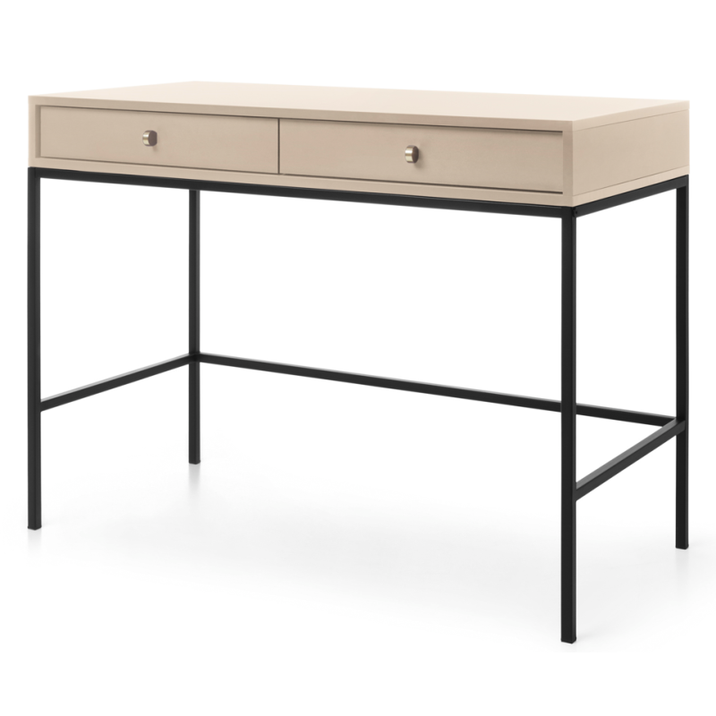 Toaletka konsola 104 cm elegancka beżowa loft MON