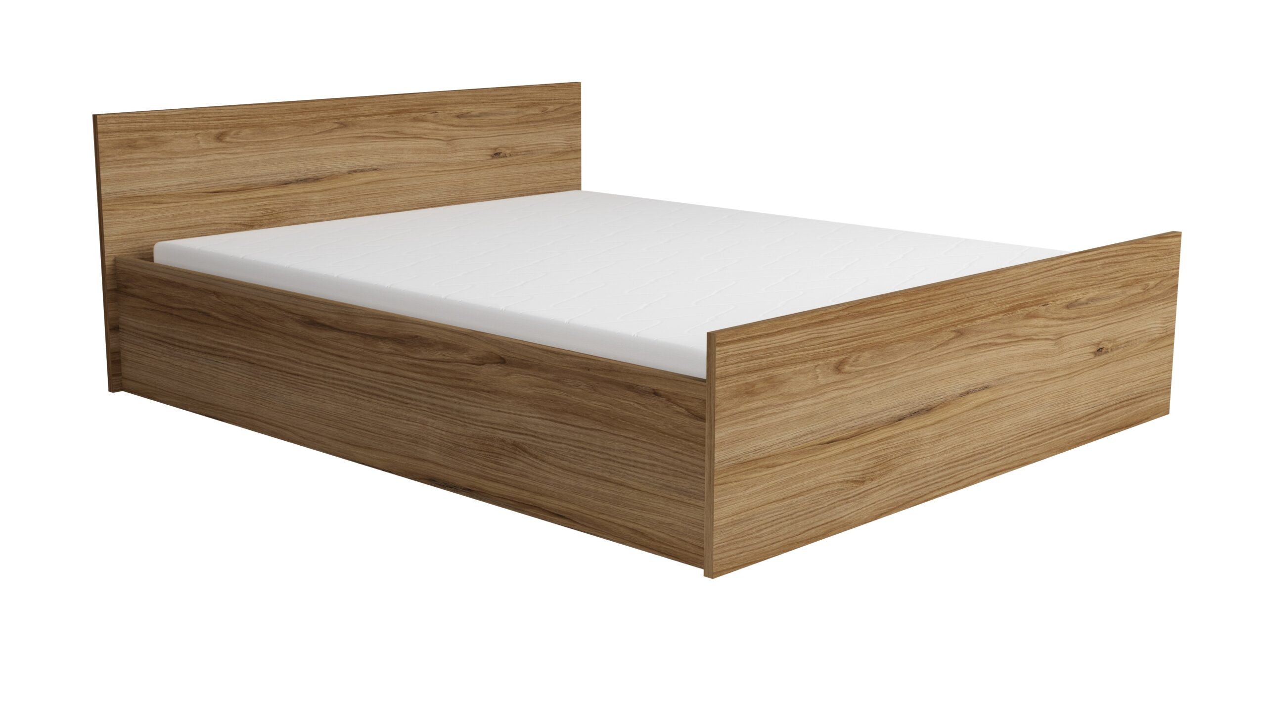 Łóżko 160 x 200  bez materaca dąb catania X17