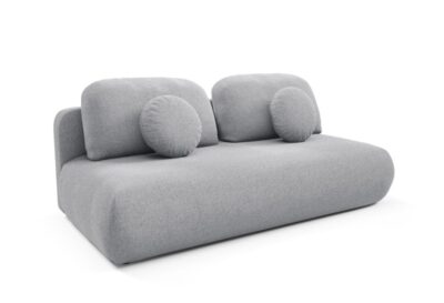 Kanapa sofa rozkładana 206 cm bez boków szara Tovo GM