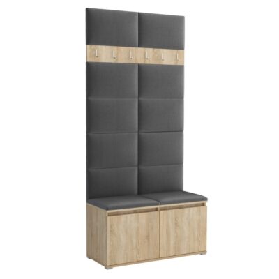 Garderoba do przedpokoju 100 cm dąb sonoma Luton I