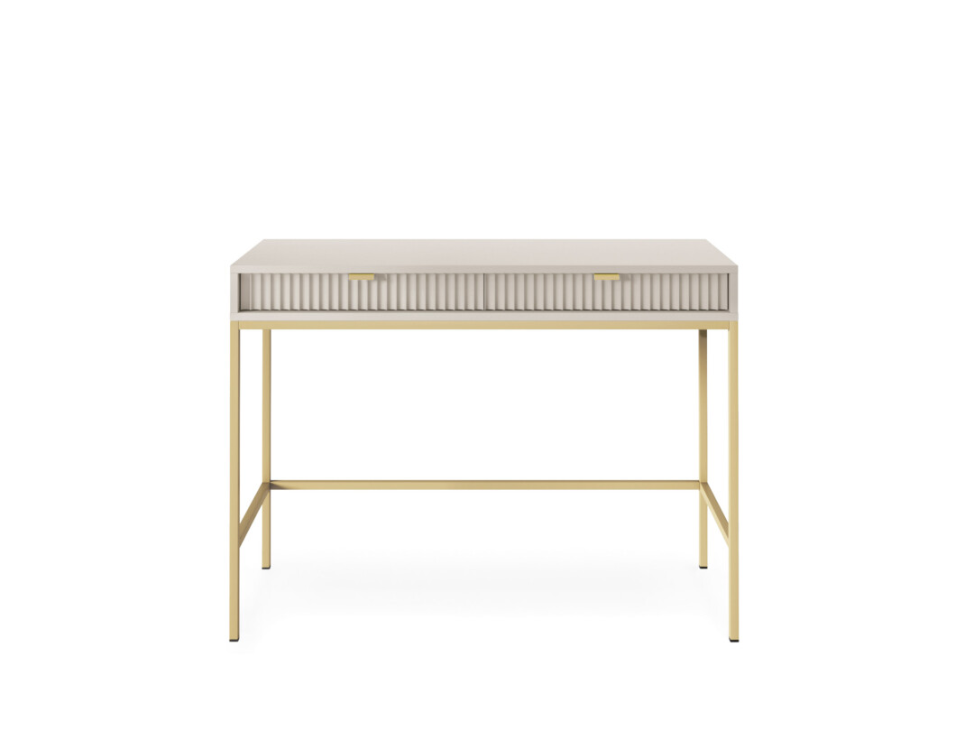 Toaletka Nova 104 cm (kaszmir + złote nogi)