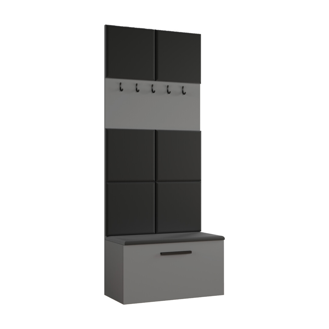 Garderoba Margaret I (szara)