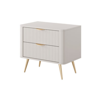 Szafka Stolik nocny beż 63 cm Lante