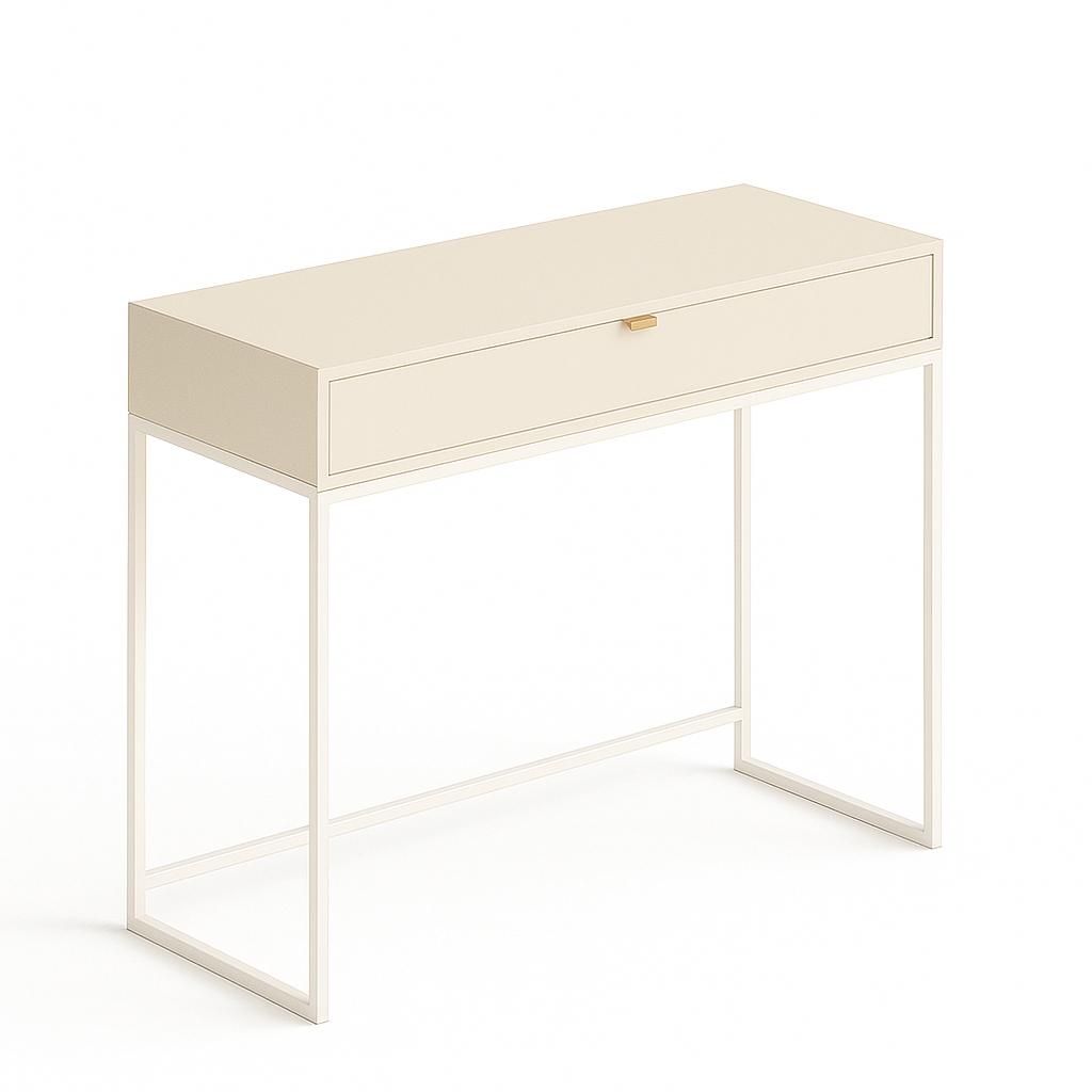 Toaletka Bella 92 cm (kaszmir + białe nogi)