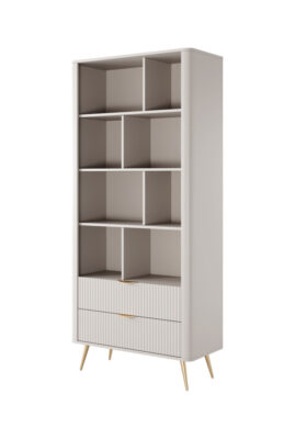 Regał z szufladami 82 cm beż Lante