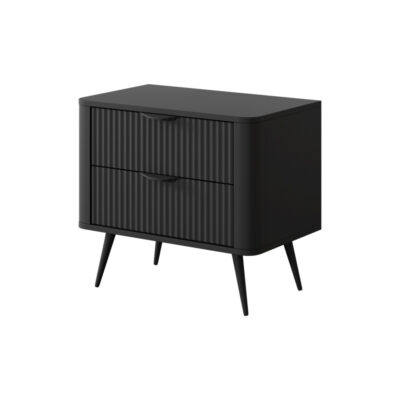 Szafka Stolik nocny czarny 63 cm Lante