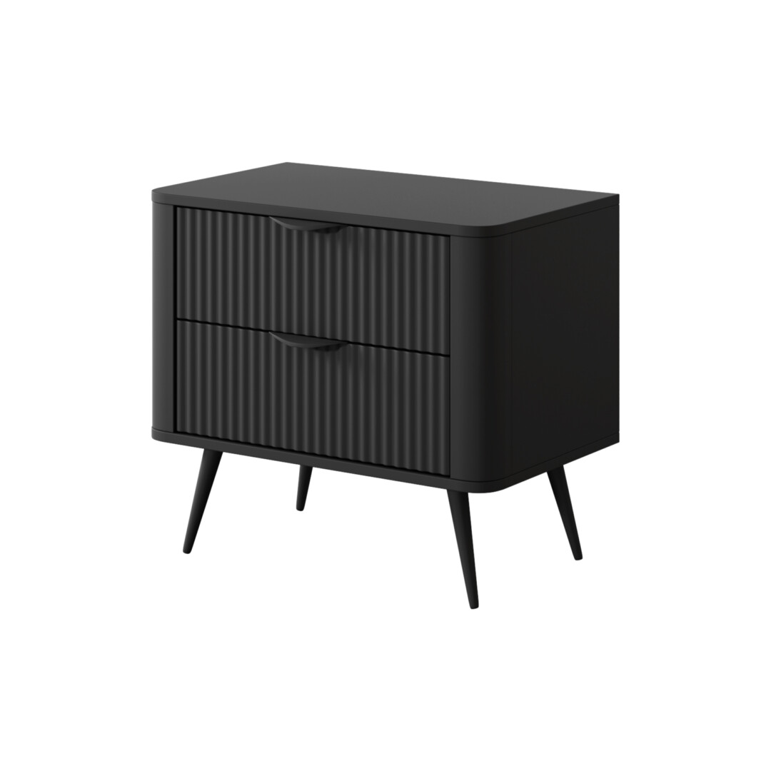 Szafka Stolik nocny czarny 63 cm Lante
