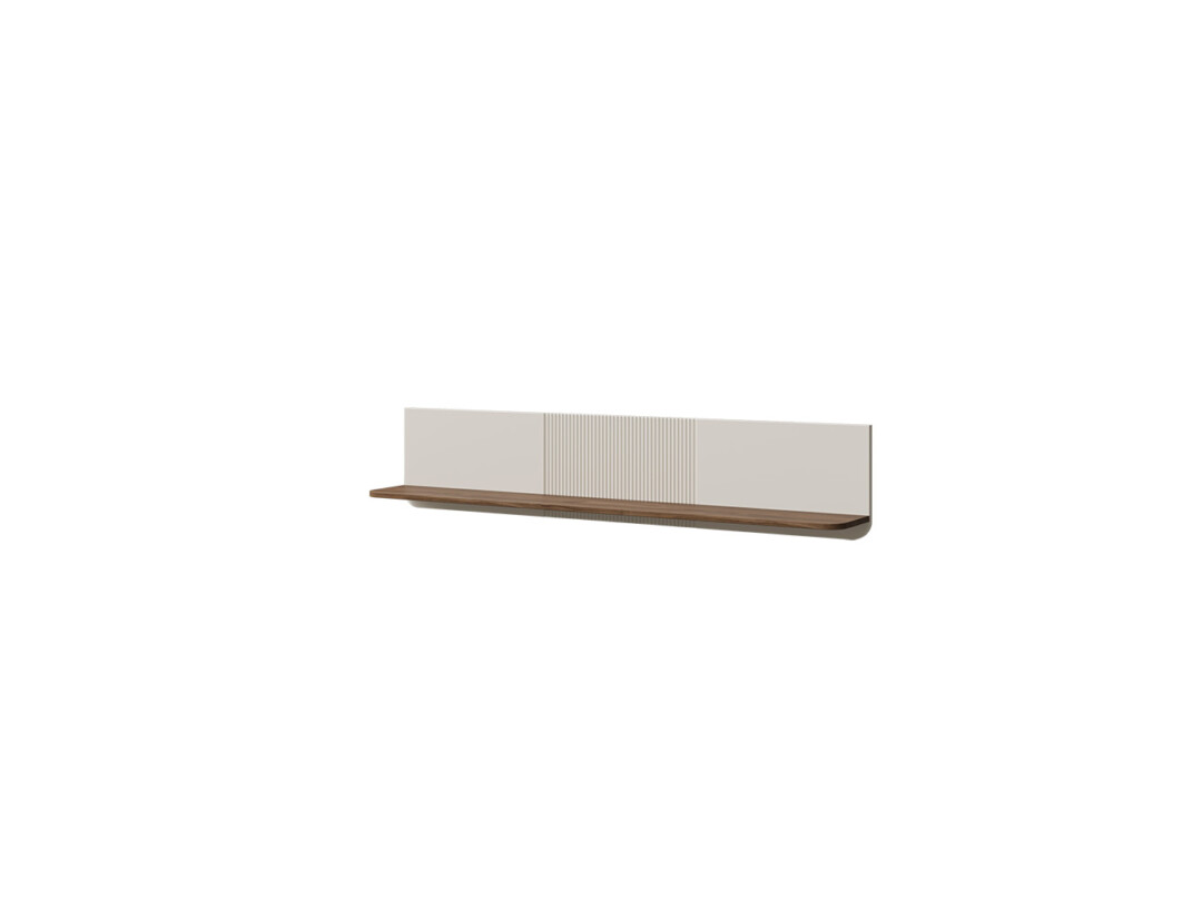 Półka wisząca 150 cm kaszmir + orzech Marly 18