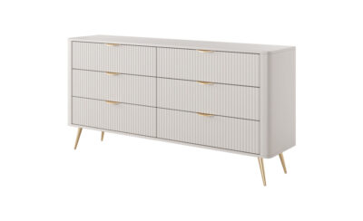 Komoda z szufladami 163 cm beż Lante