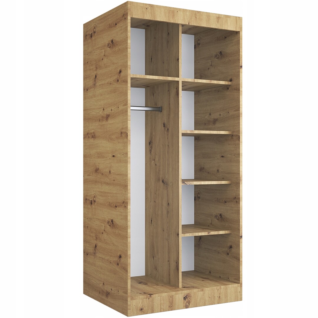 Szafa bez drzwi 90 cm (dąb artisan) MKP