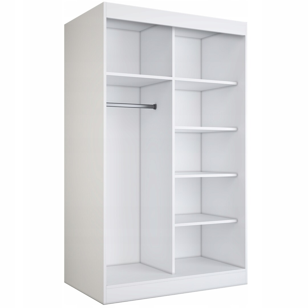 Szafa bez drzwi 120 cm (biały) MKP