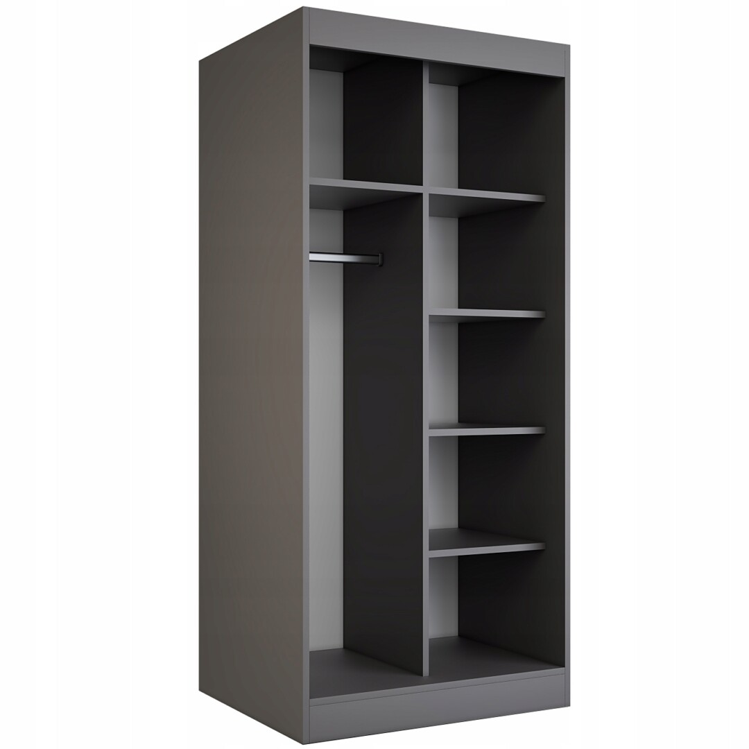 Szafa bez drzwi 90 cm (antracyt) MKP