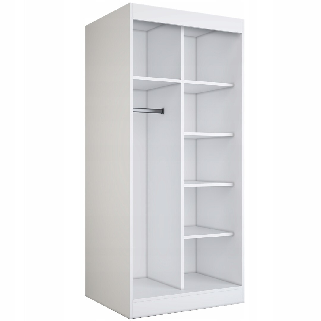Szafa bez drzwi 90 cm (biały) MKP