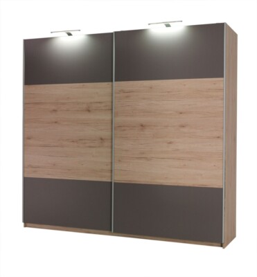 Szafa 225 cm san remo + popiel sypialnia DO