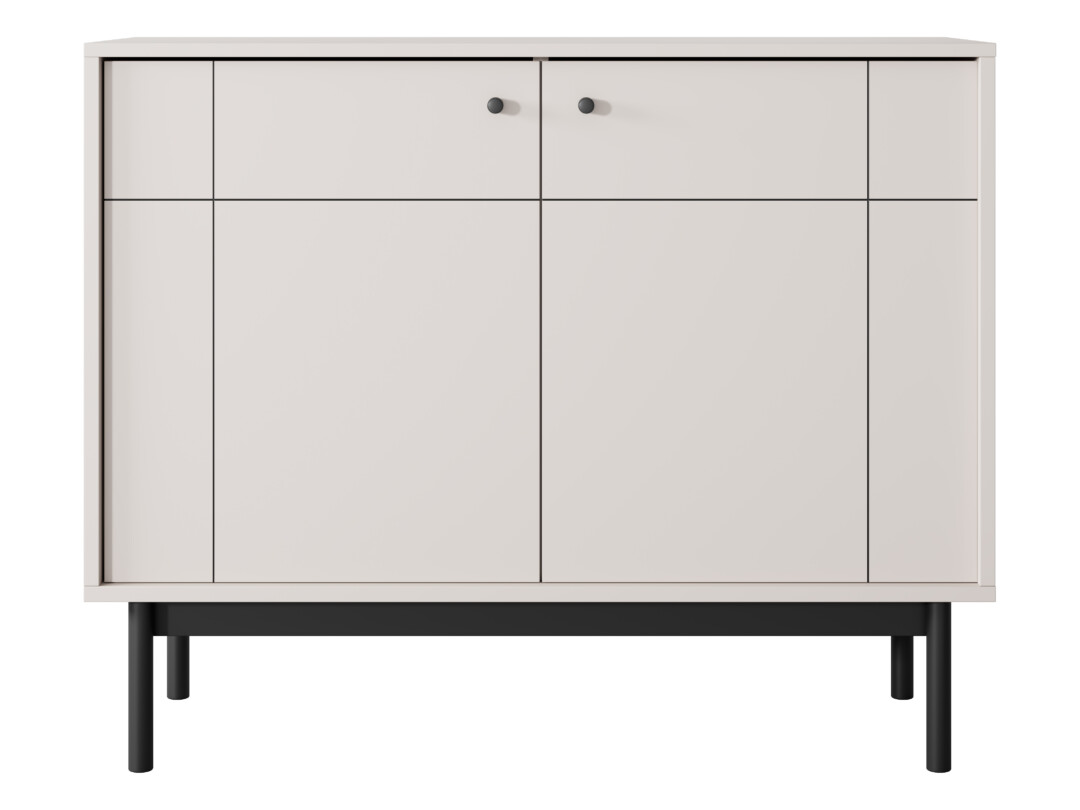Komoda dwudrzwiowa nowoczesna 104 cm kaszmir JAPANDI