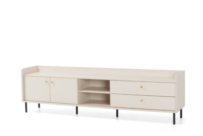 Szafka RTV 210 cm beż piaskowy GRANDE 7