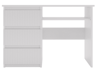 Biurko 110 cm białe stylowe i nowoczesne, uniwersalne CS9 MDF