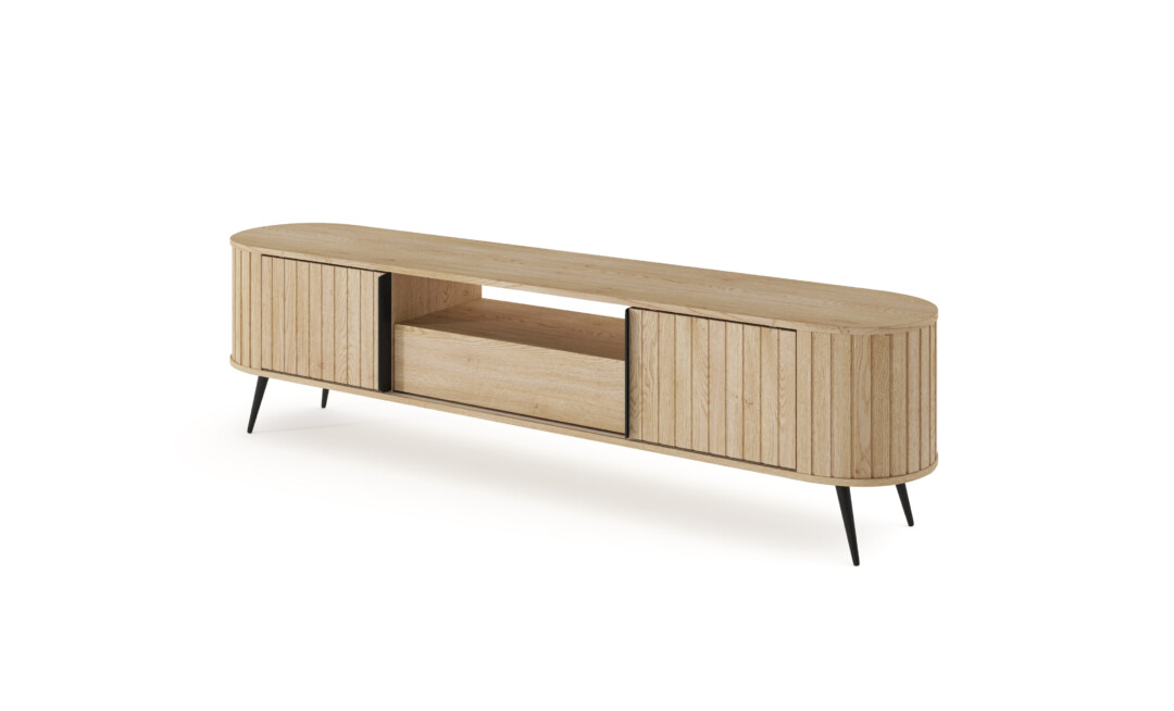 Stolik RTV 196 cm Lovi (dąb cremona)