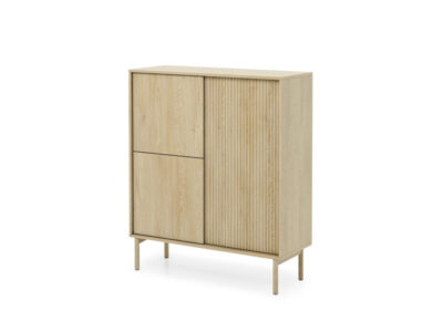 Komoda wysoka 103 cm dąb cremona Tavo