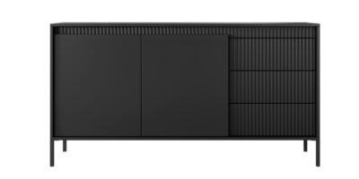 Komoda 153 2d3s czarna Senso