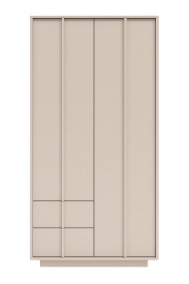 Szafa dwudrzwiowa 96 cm kaszmir LA-1