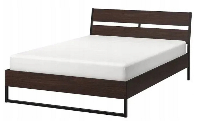Łóżko z materacem 160x200 Trysil (wenge)
